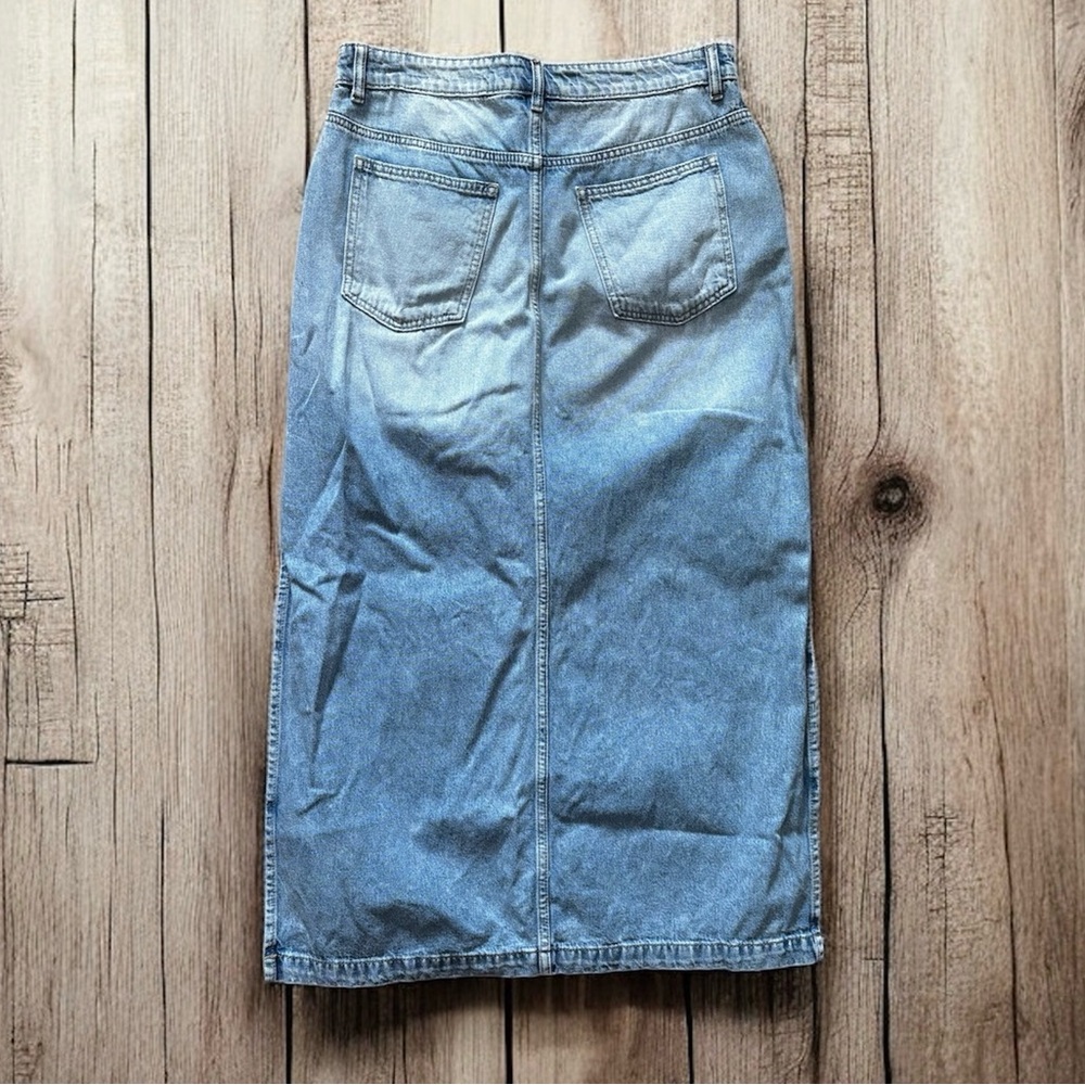 Rebecca Minkoff Side slit denim skirt Size 4 - Picture 2 of 4